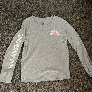 Gray Billabong Long sleeve T